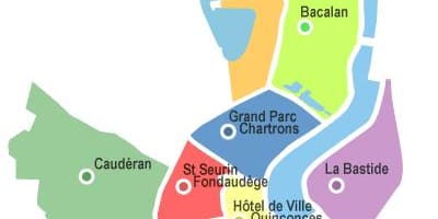 Peta Bordeaux arrondissement