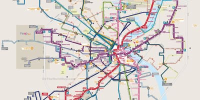 Peta Bordeaux transit