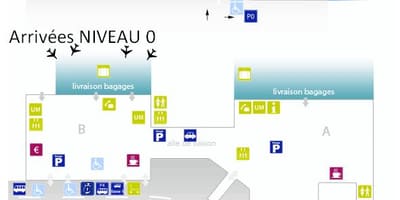 Peta Bordeaux terbang